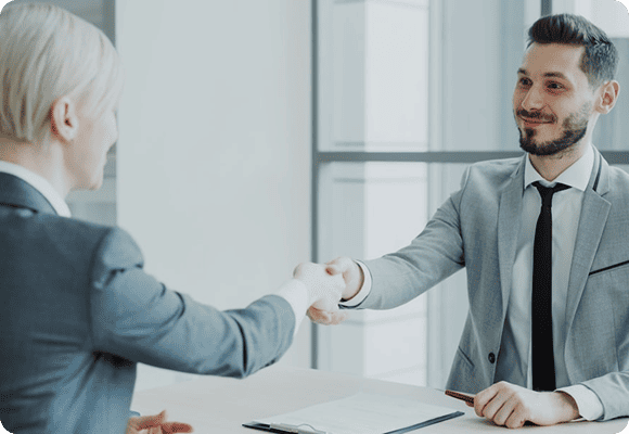 Two Person Handshake